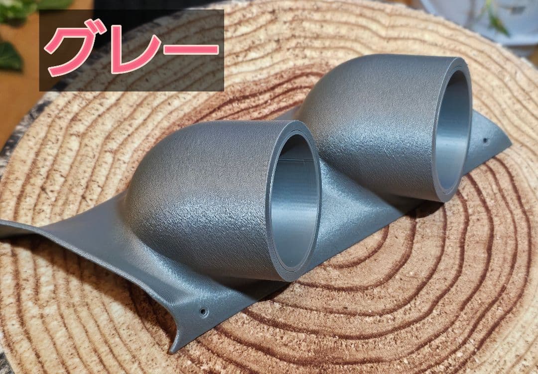 ジムニーJB64/JB74 Aピラー φ60 2連メーターフード　ベゼルレス