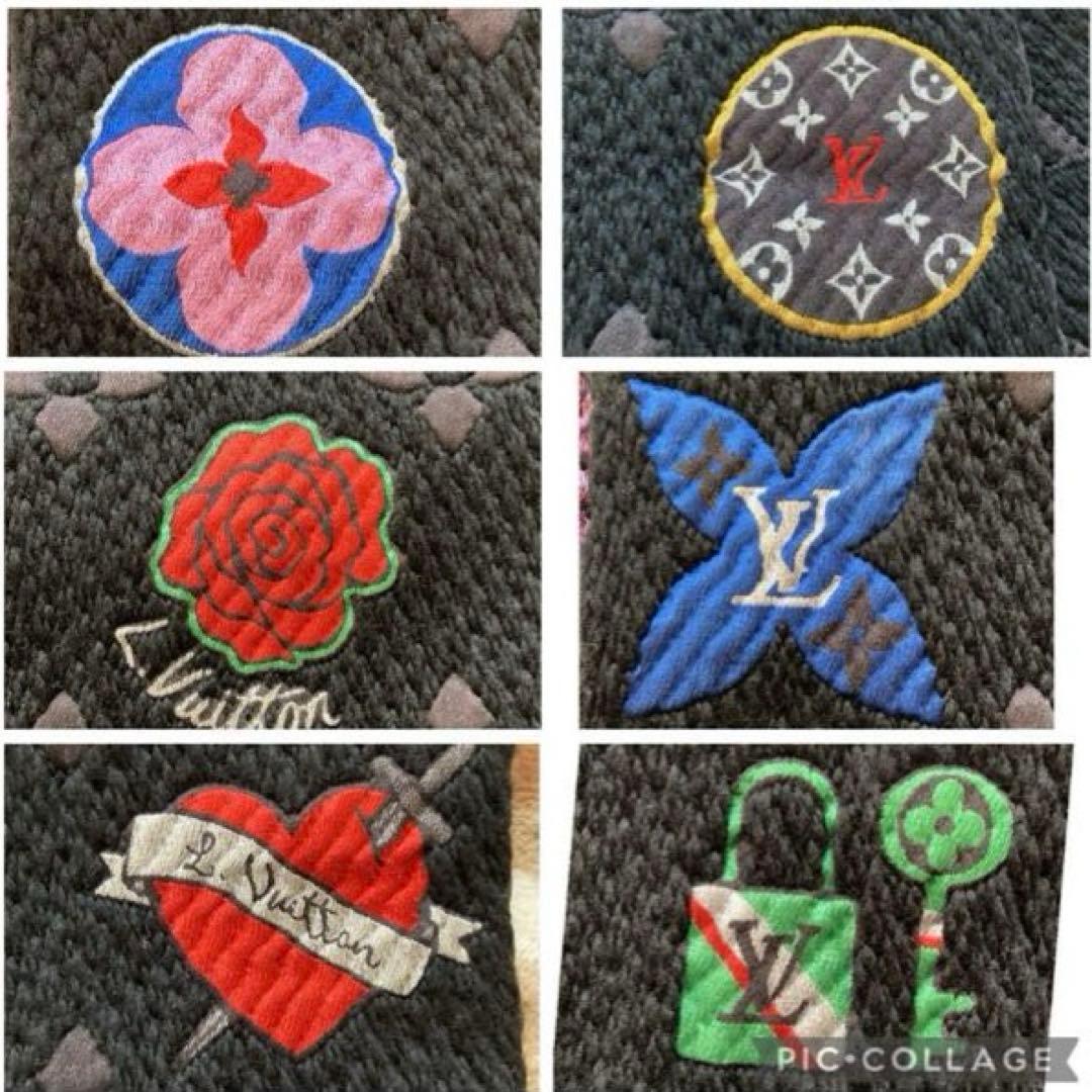 Louis Vuitton ロゴマニア レインボー レア品【美品】マフラー