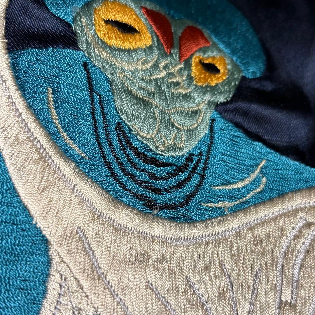 TAILOR 東洋 スカジャン リバーシブル　復刻タグ ブラウン/ゴールド刺繍