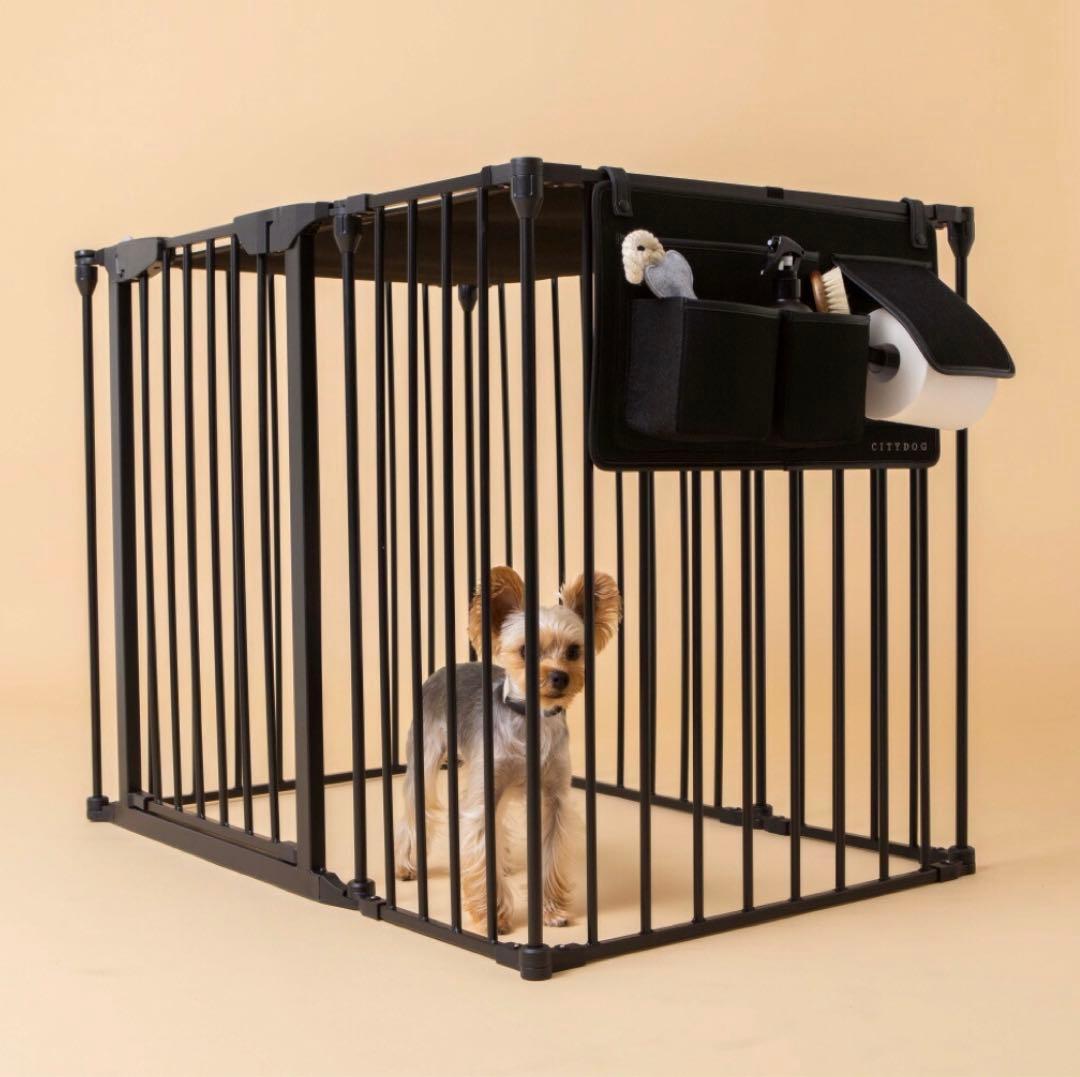 ブラック ペットケージ 97.5㎝×63㎝×74㎝