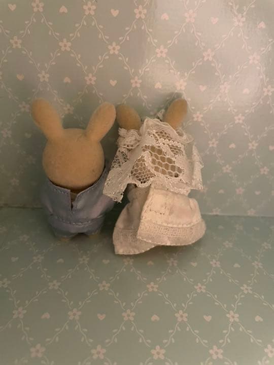 シルバニアファミリー　みるくウサギ　赤ちゃん　ウェディングセット