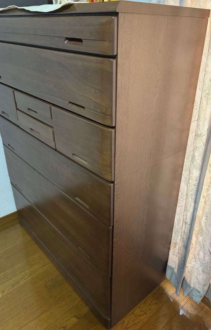 木製チェスト 衣装ダンス 10杯