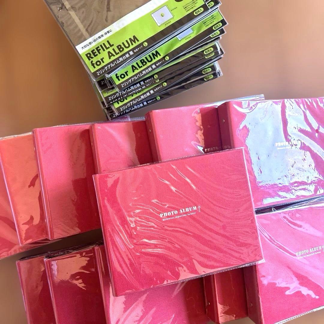 2リングアルバム×12 台紙×246枚セット