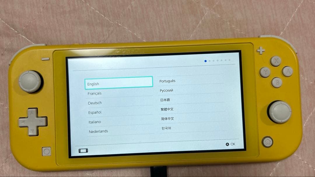 ジャンク品 SwitchLight イエロー