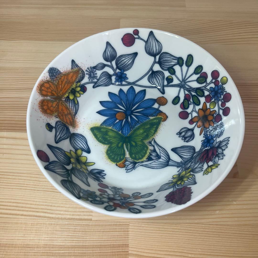 ※最終値下げ！★レア【廃盤品】【旧ロゴ】アラビア　ルノ　バタフライボウル１７㎝