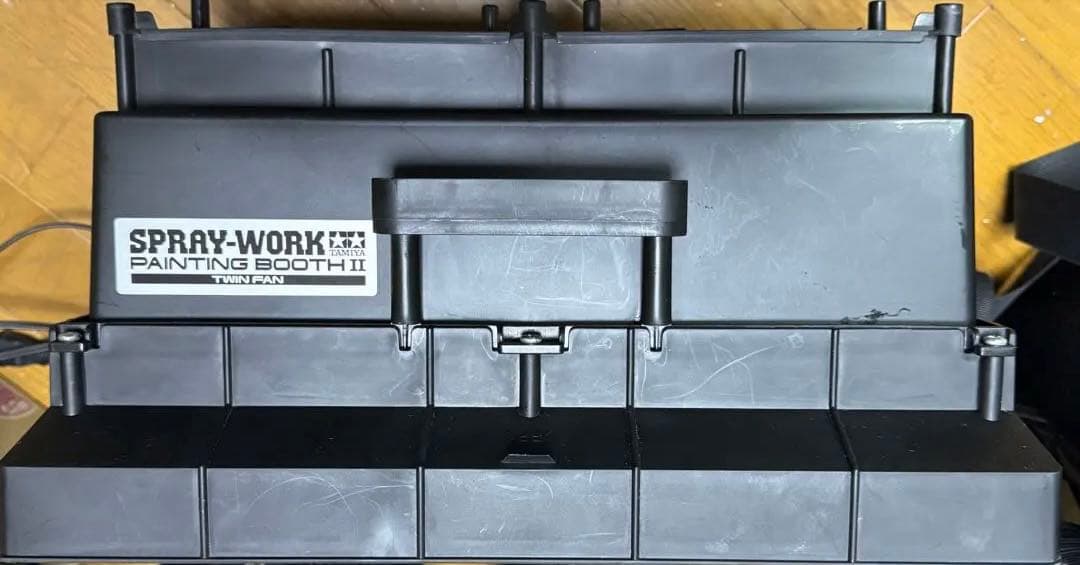 【23日出品終了】タミヤ ペインティングブースⅡ ツインファン 塗装ブース
