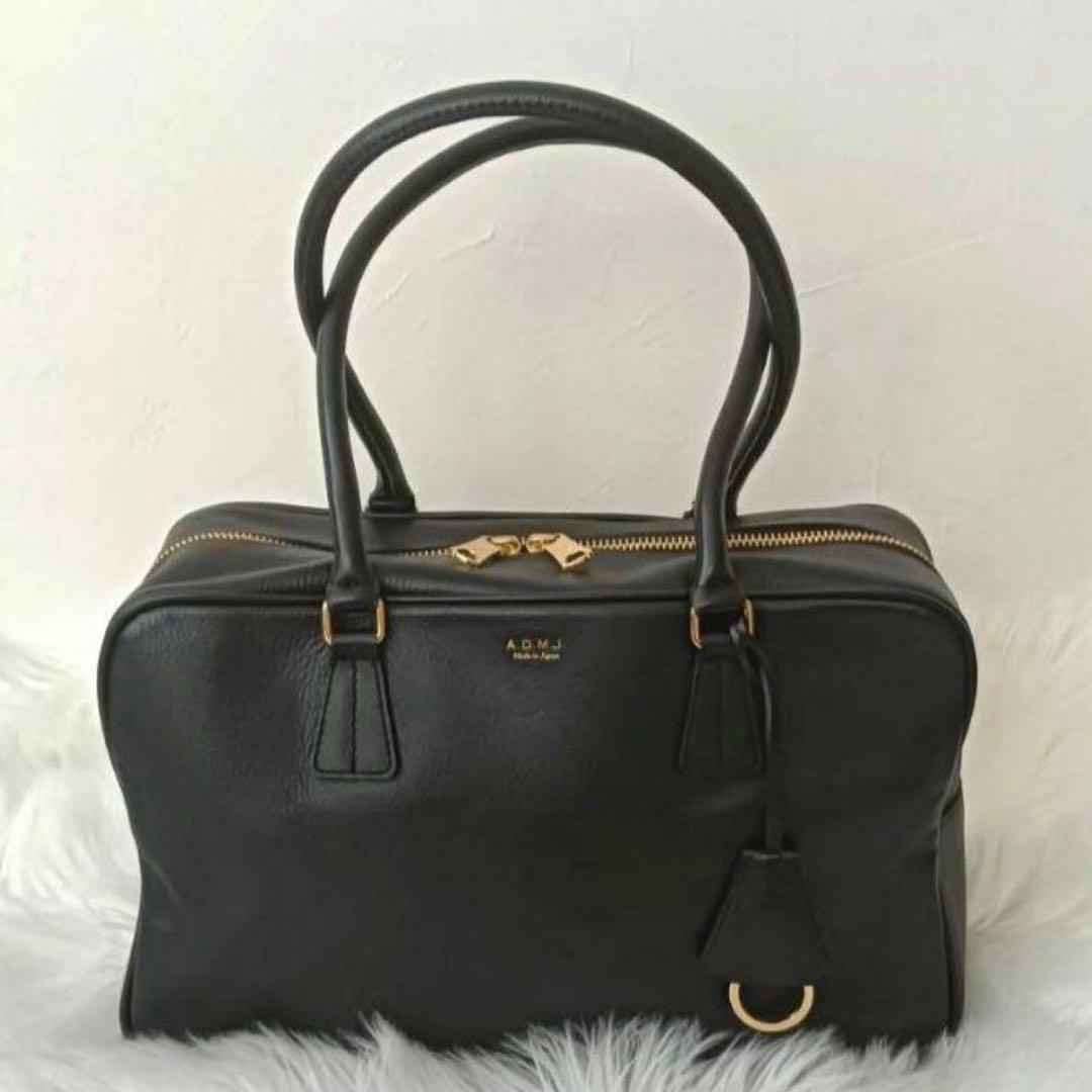 美品✨ADMJ✨ボストンバッグ✨肩がけ✨ハンドバッグ✨アクセソワドゥマドモワゼル