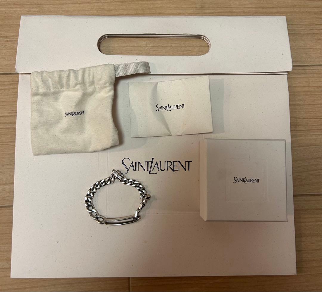 SAINT LAURENT カーブチェーンブレスレット
