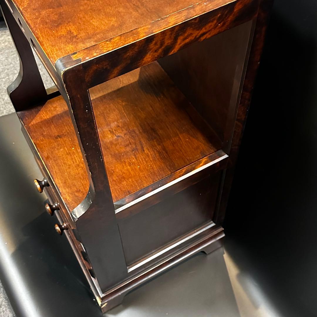 n*3様 神居民芸家具 電話台 棚 引き出し