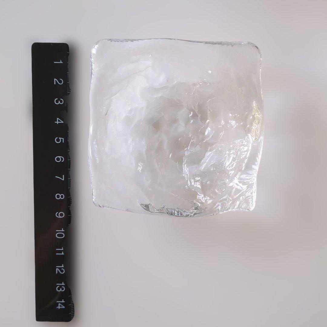 益田芳徳 硝子 石目 小鉢 五客揃 共箱付 ガラス 作家