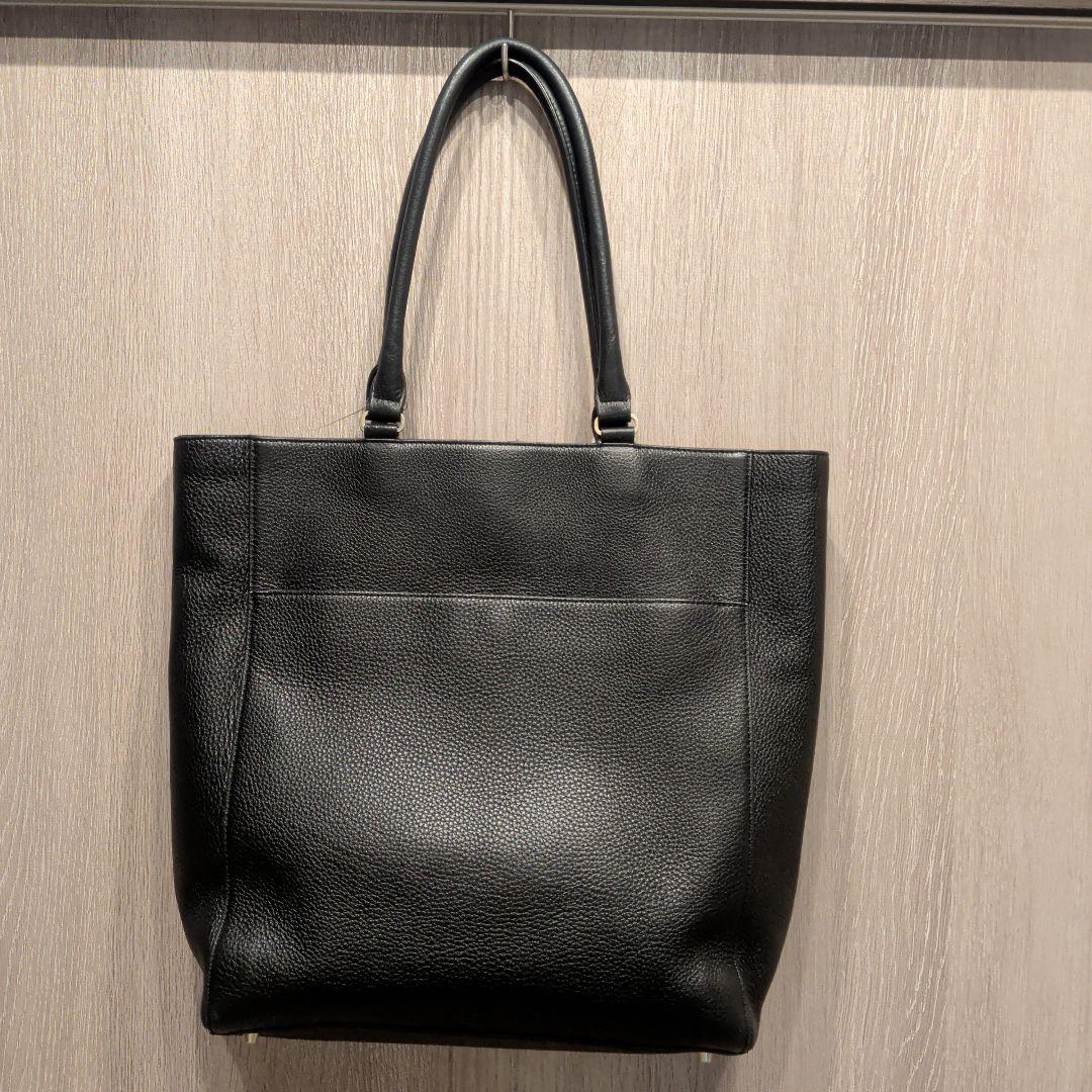 agnes b. ブラック トートバッグ 牛革　iris
