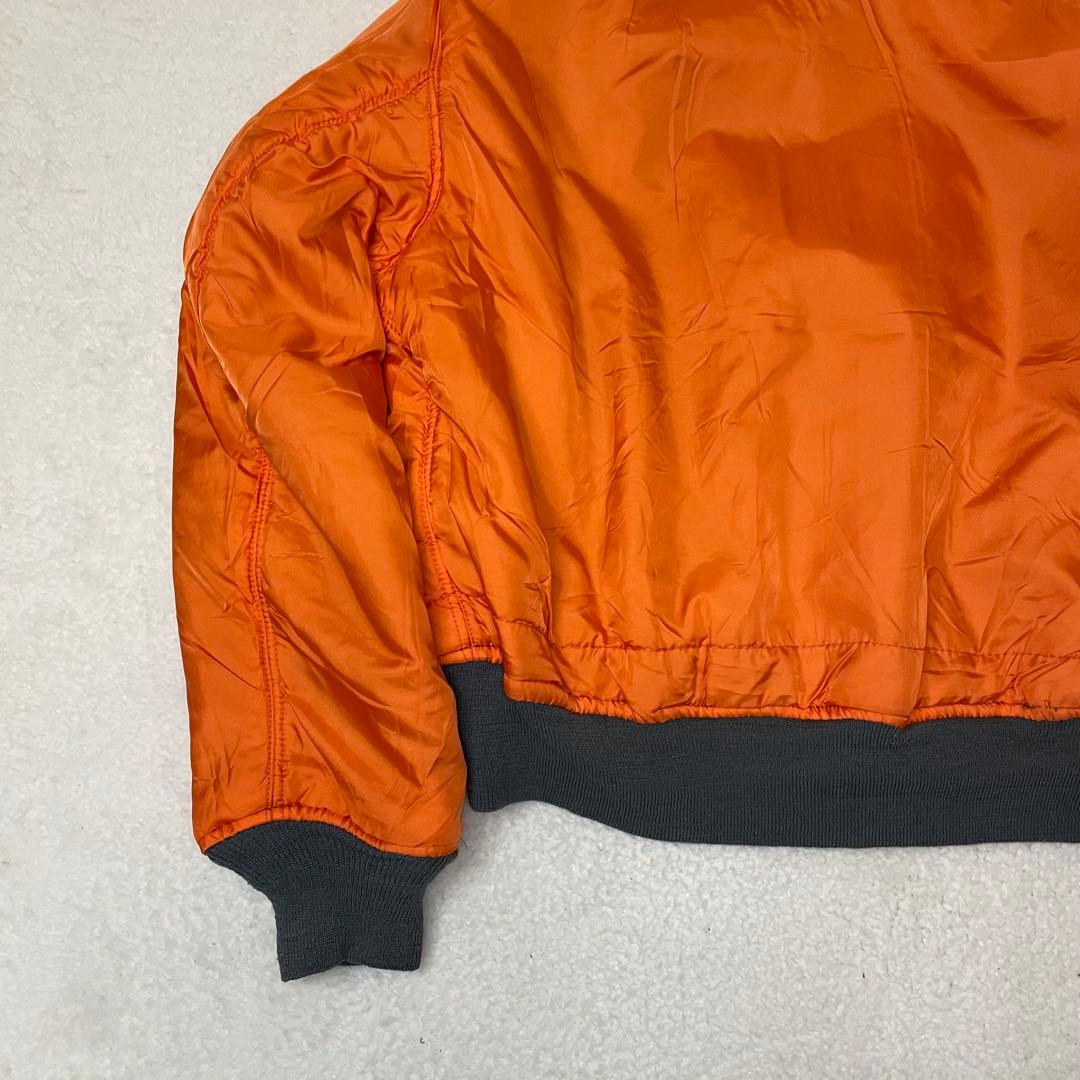 ALPHA アルファ MA-1 フライトジャケット USA XL 90sカーキ