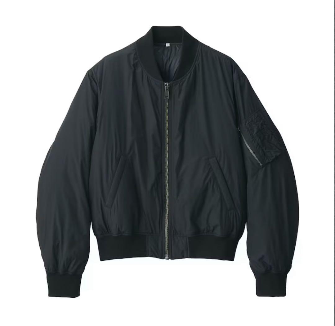 MUJILabo ＭＡ－１ダウンブルゾン 紳士XL 黒