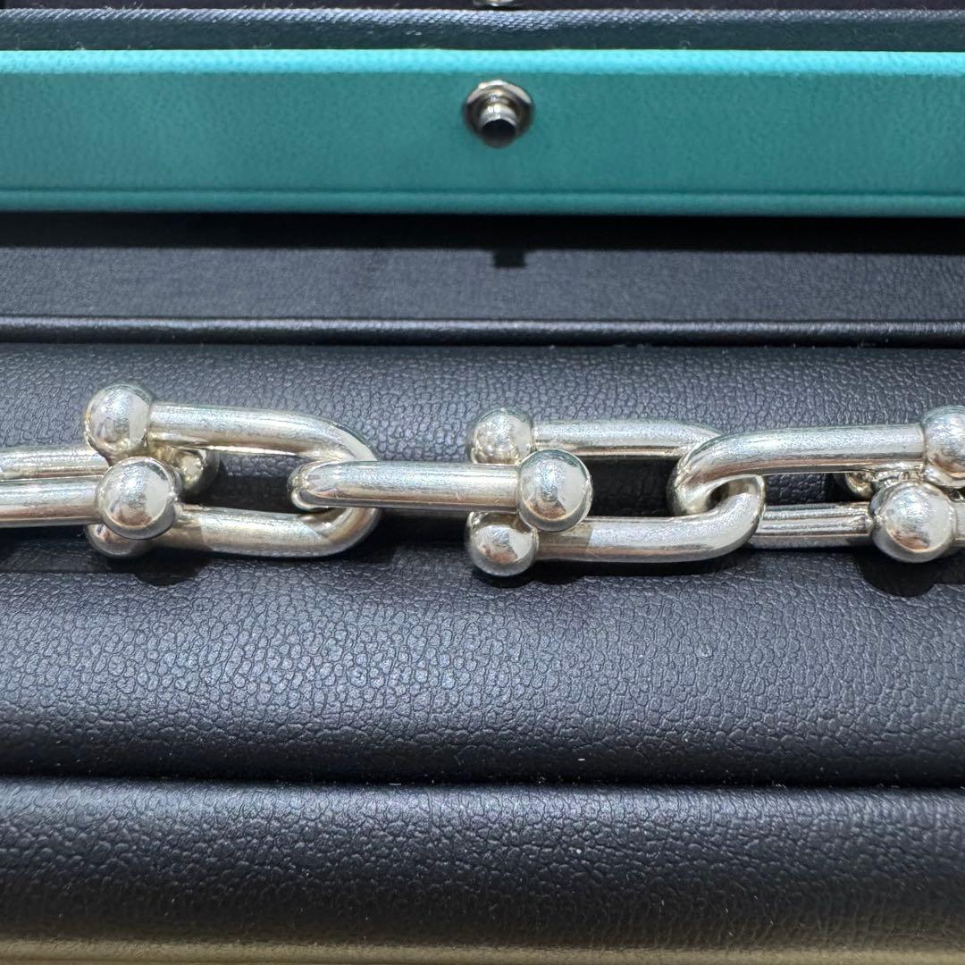 ティファニー ハードウェア ラージリンク ブレスレット14コマ925 62.5g