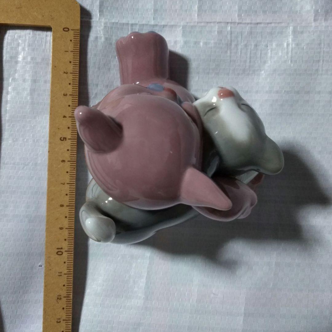 NAO 猫 くま 置物 LLADRO