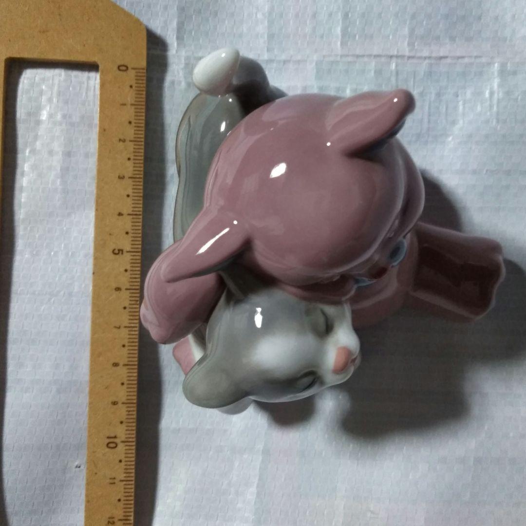 NAO 猫 くま 置物 LLADRO