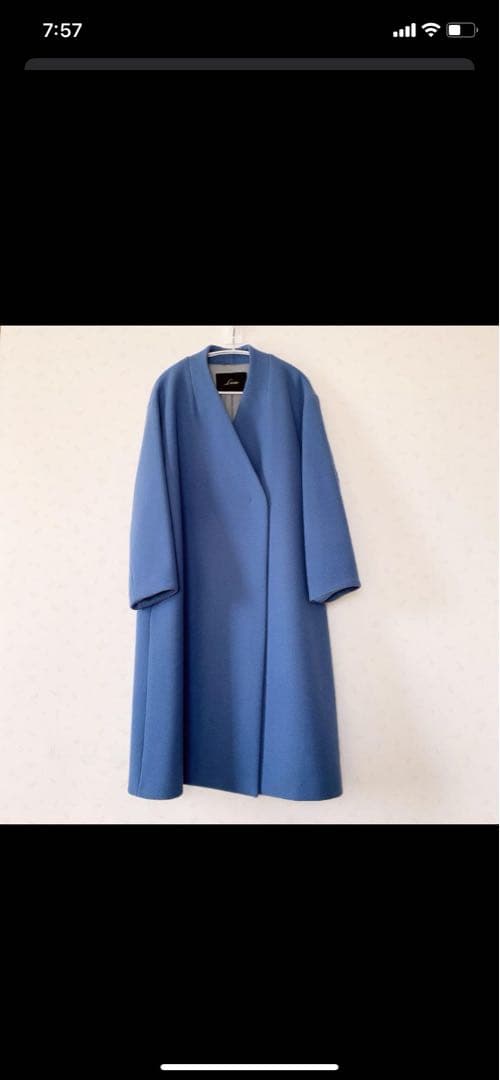 ノーカラーコート 値下げしました