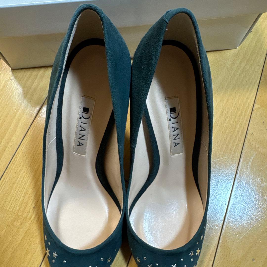 【超美品】【未使用品】ダイアナ スエード ハイヒール 23cm パンプス