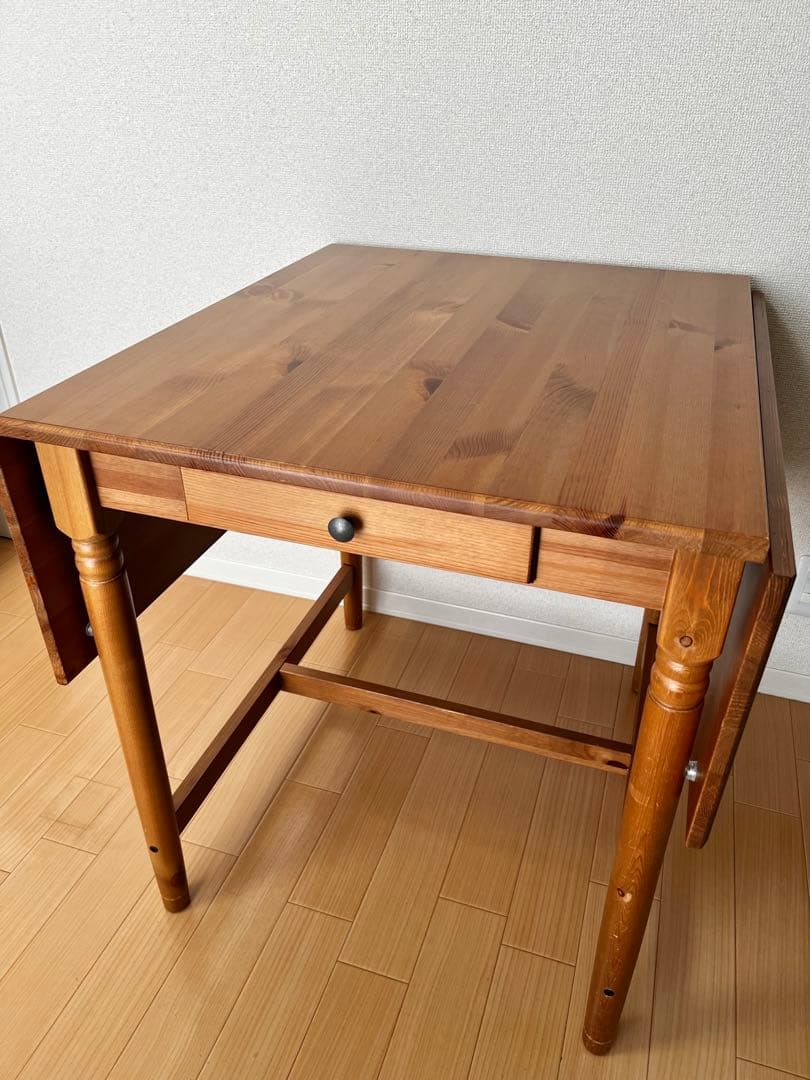 IKEA廃盤品インガートルプINGATORPダイニングテーブル引き出し付き