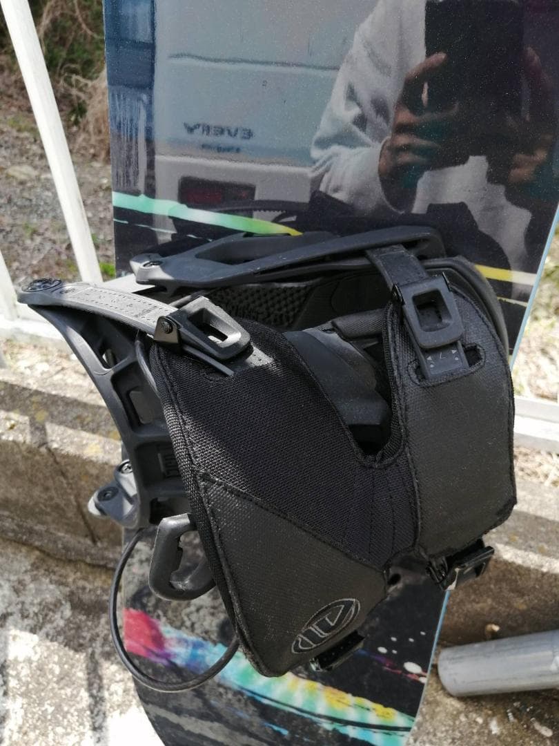 SALOMON シークエンス158カラフル スノーボード ビンディング付き