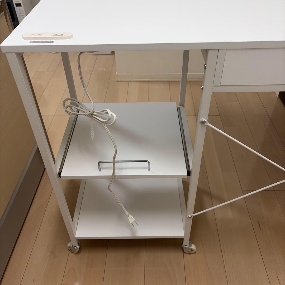 YAMAZEN 山善 キャスター付き収納ラック レンジラック レンジ台 ボード