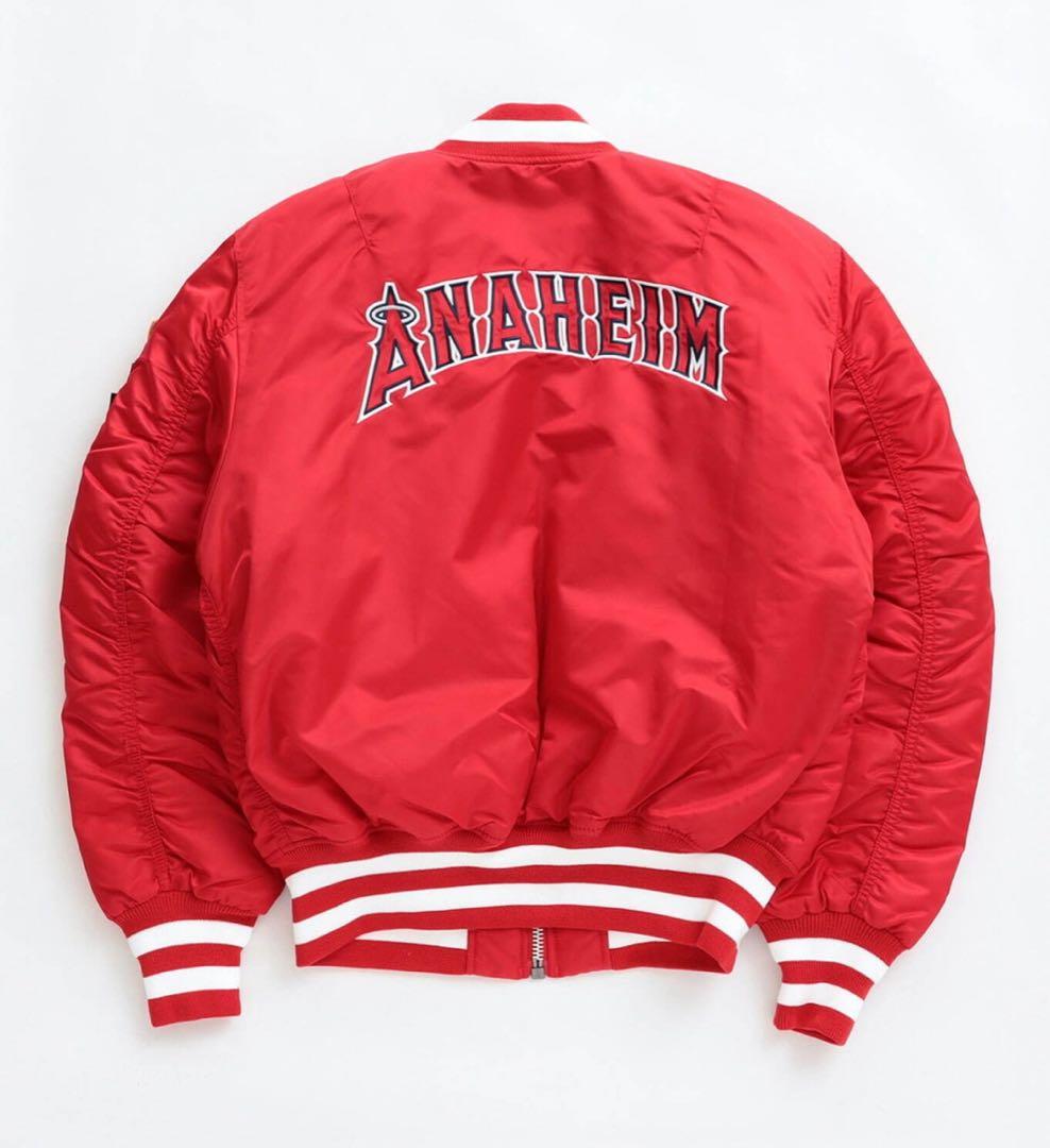 ANAHEIM ボンバージャケット 赤