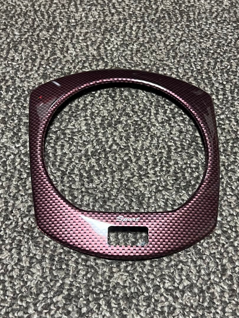 値下げ中！【超美品】NDロードスター AT用 赤カーボンファイバー模様