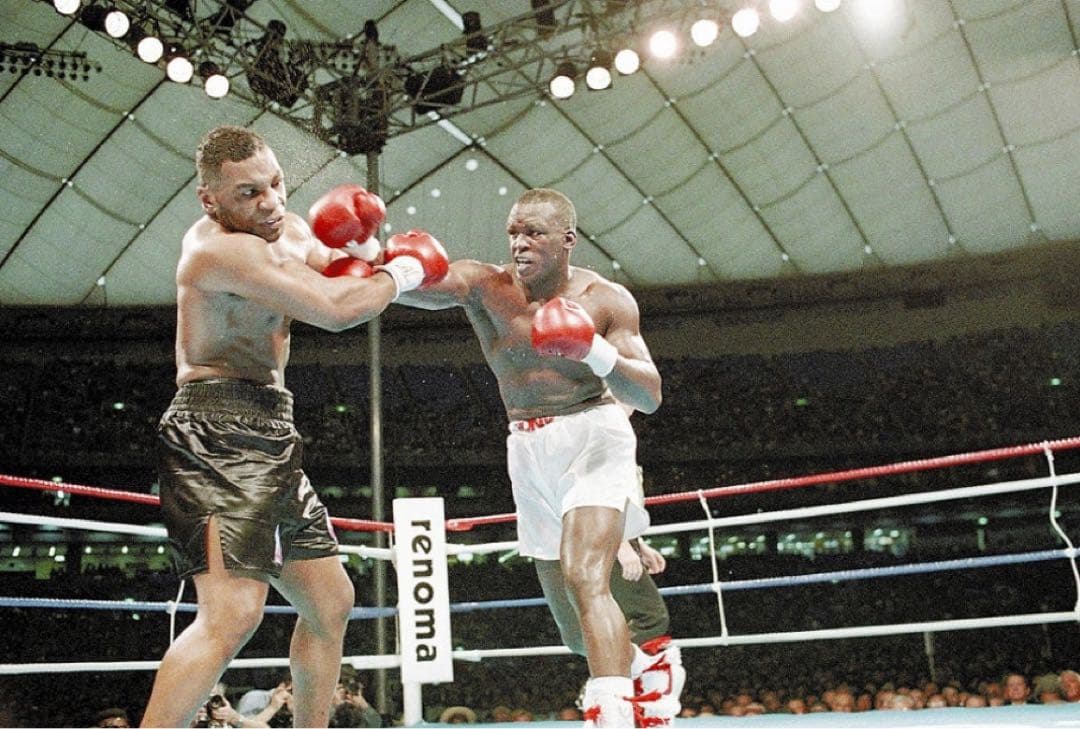 ボクシング　タイソンvsダグラス　世紀の大番狂わせ　東京ショック‼️ 土産ポスター