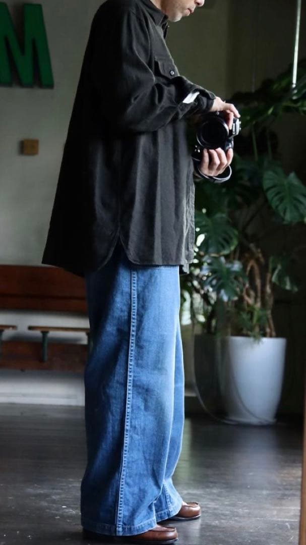 a.presse 22aw ウールカシミヤシャツ