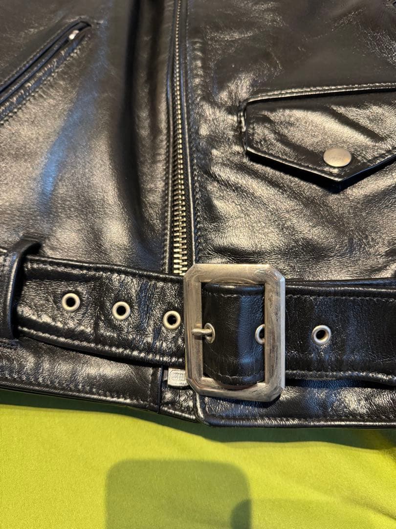 schott 613uht ダブルライダースジャケット