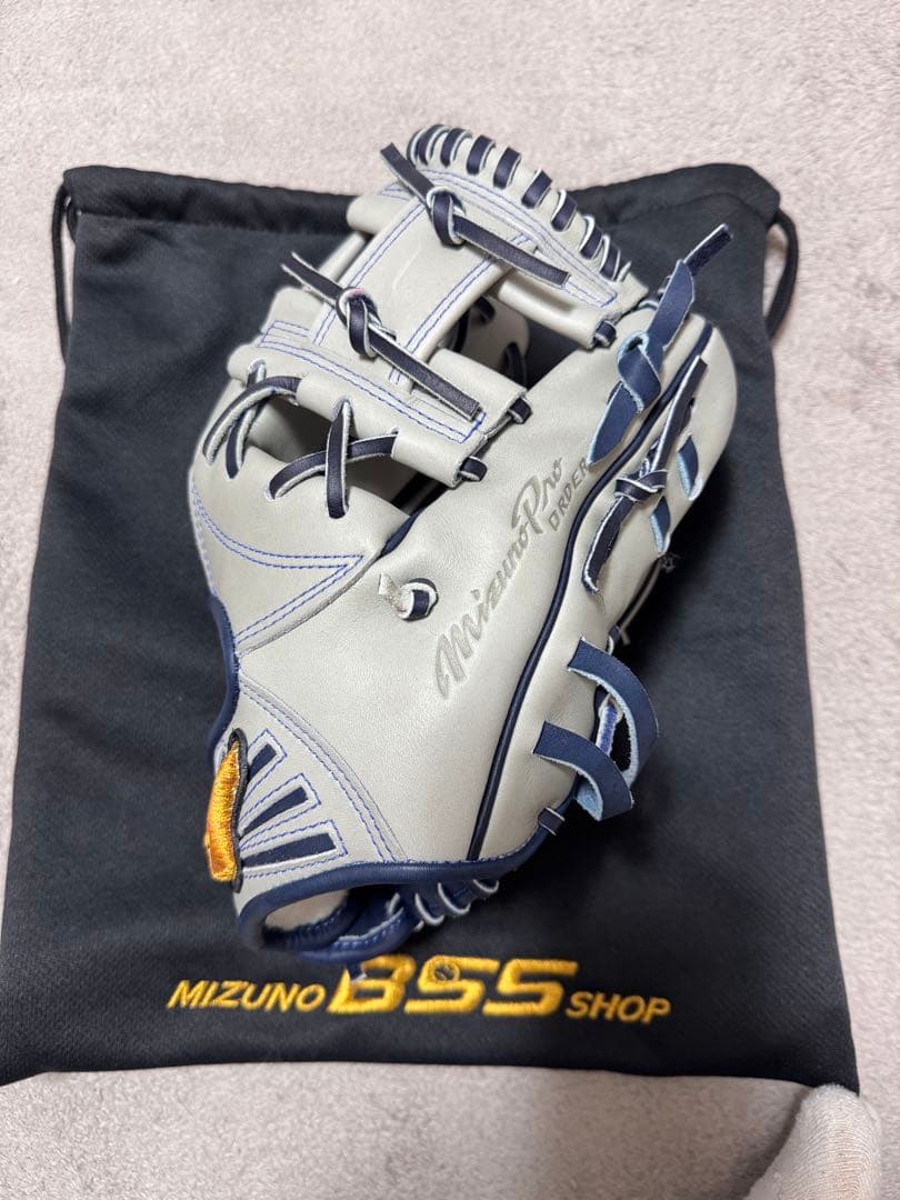 Mizuno Pro オーダー軟式グローブ 羽賀ジャパン　長岡モデル小ユニ仕様
