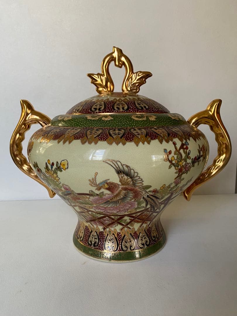 金彩　置物　美術品　陶芸　骨董