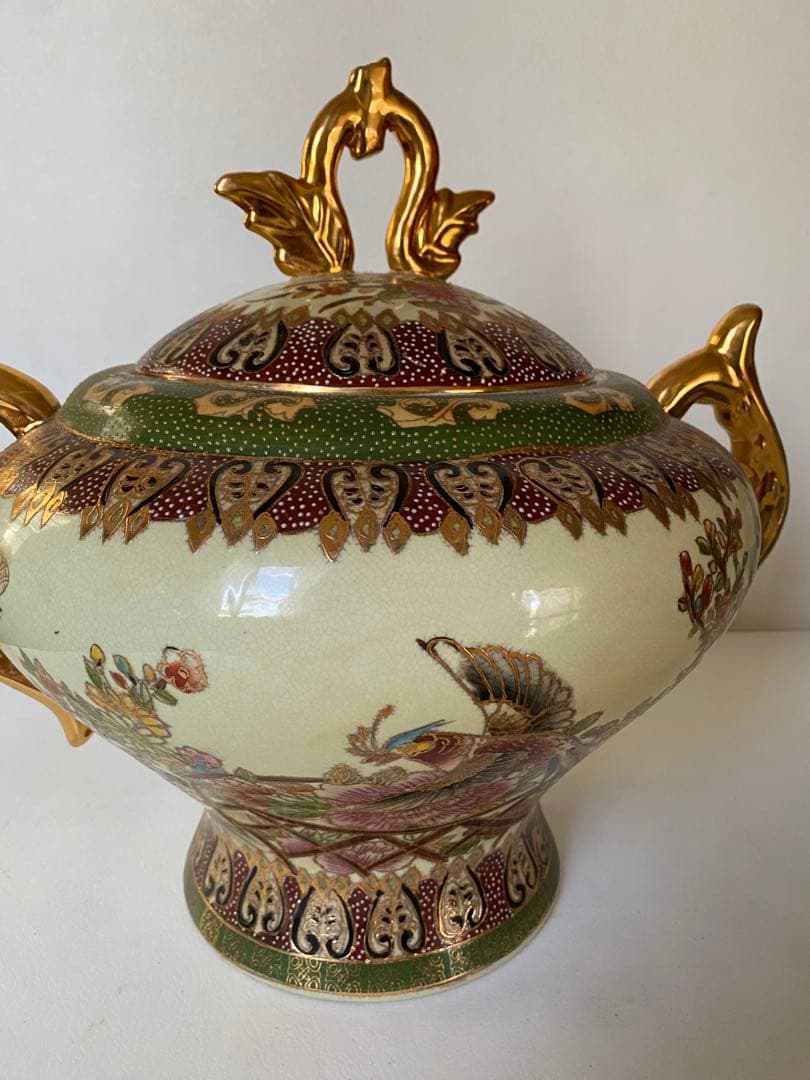 金彩　置物　美術品　陶芸　骨董