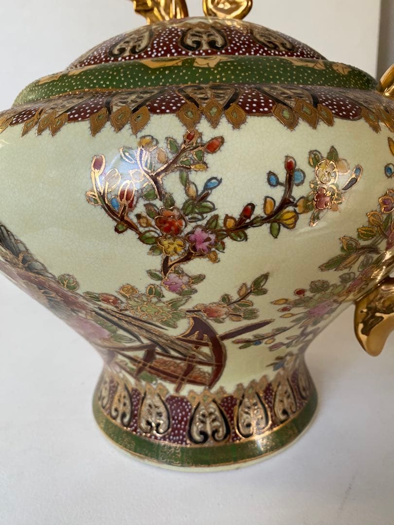 金彩　置物　美術品　陶芸　骨董