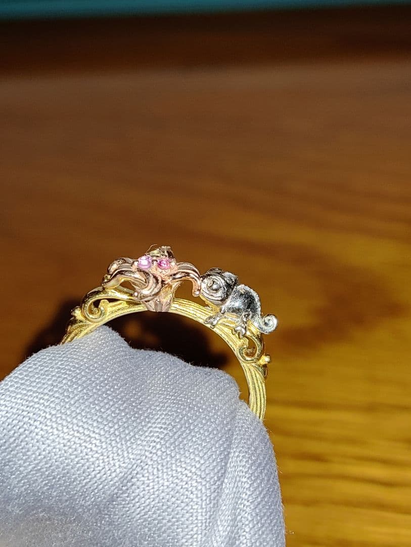 専用　k.uno パスカル　k18 塔の上のラプンツェルリング　ケイウノ