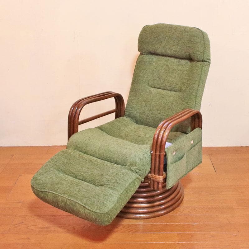 リクライニングソファ ラタン 籐家具 南国スタイル リゾート 214-1348