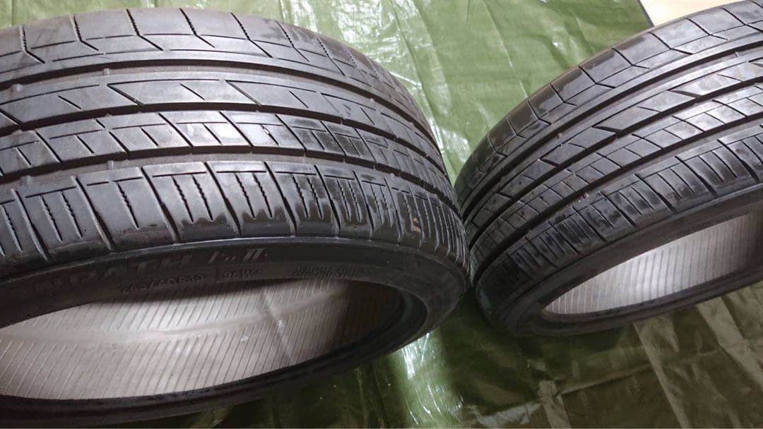 19インチ タイヤ 245/40R19 2本 トーヨー バリ山 送料込価 要相談