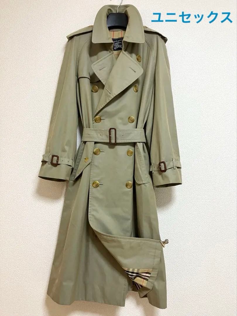 バーバリー　トレンチコート　ロング119 裏地ノバチェック　総柄　ベルト　大きめ