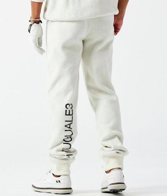 M【未使用】1PIU1UGUALE3 GOLF×戸賀敬城 シャギーリブパンツホ