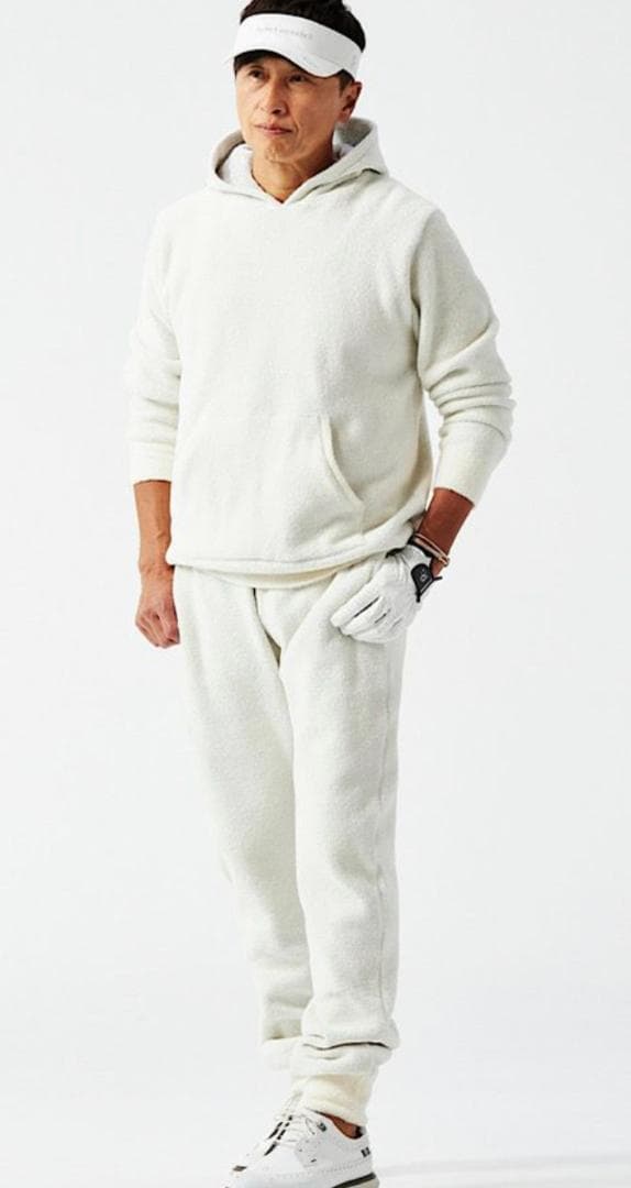 M【未使用】1PIU1UGUALE3 GOLF×戸賀敬城 シャギーリブパンツホ