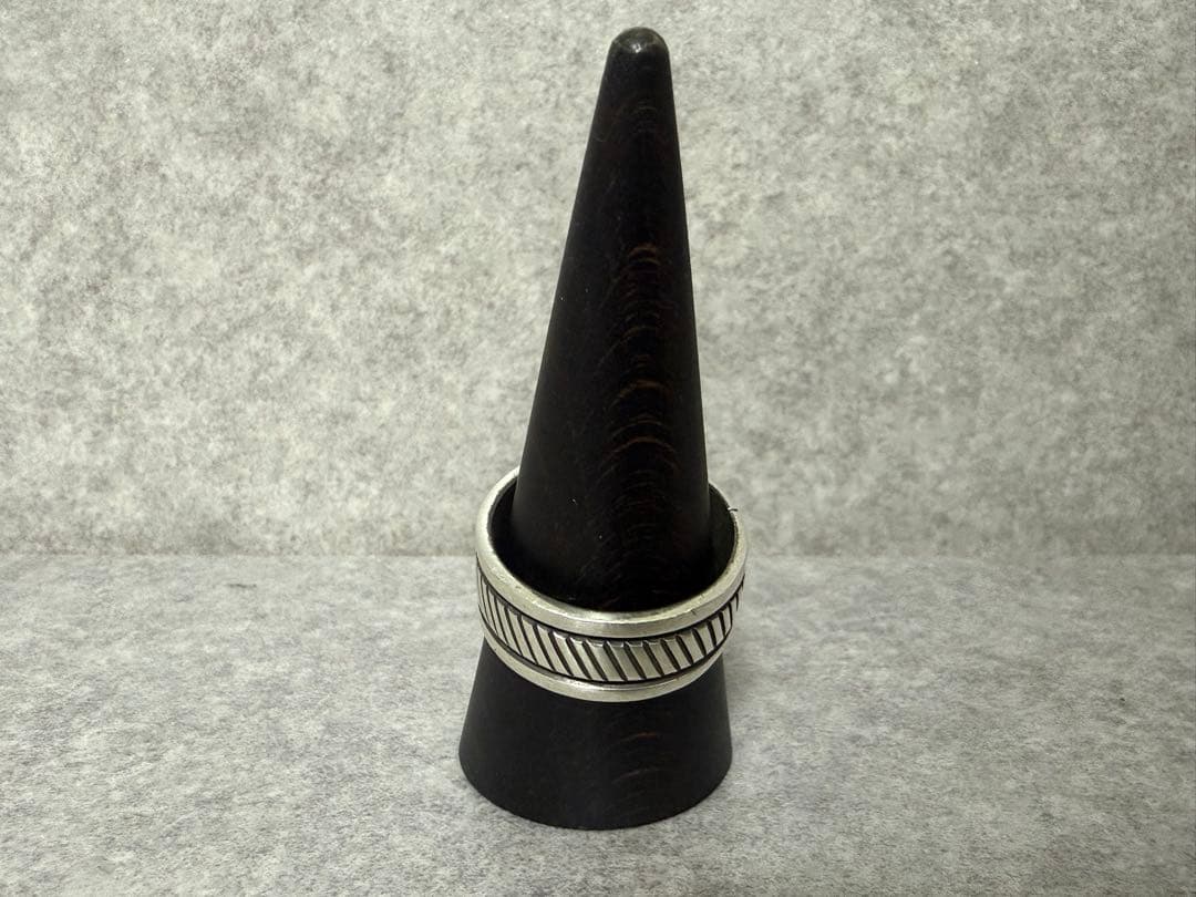 指輪 ナバホ族 ブルースモーガン作 リング インディアンジュエリー 約22号