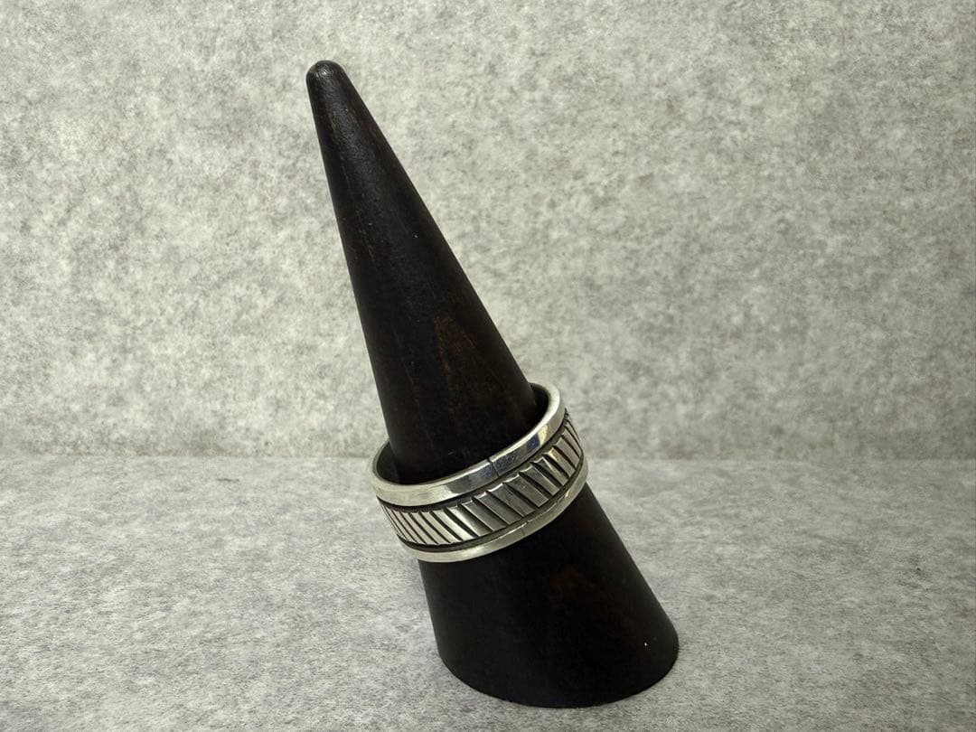 指輪 ナバホ族 ブルースモーガン作 リング インディアンジュエリー 約22号