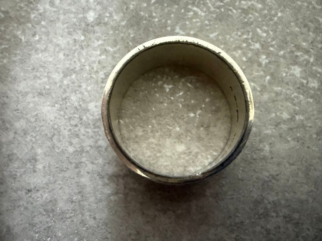 指輪 ナバホ族 ブルースモーガン作 リング インディアンジュエリー 約22号