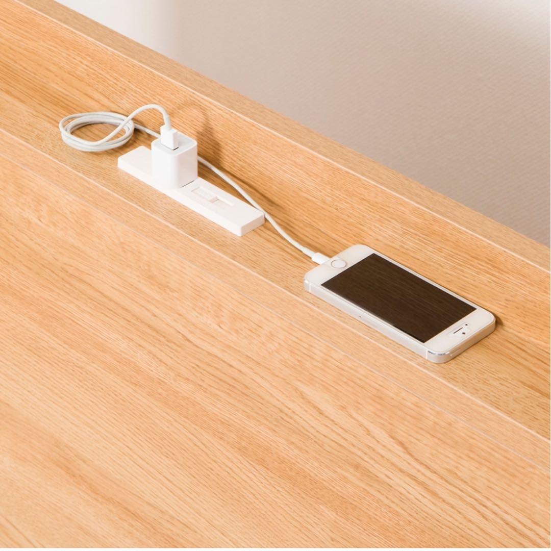 完売品⭐︎ 取扱説明書・組立説明書付き！！　ニトリ　すのこセミダブルベッドフレーム