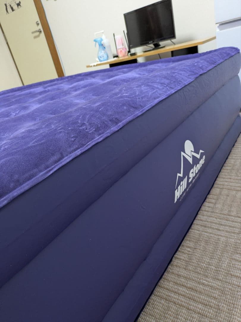 Hill Stone エアーマットレス ダブル 紫