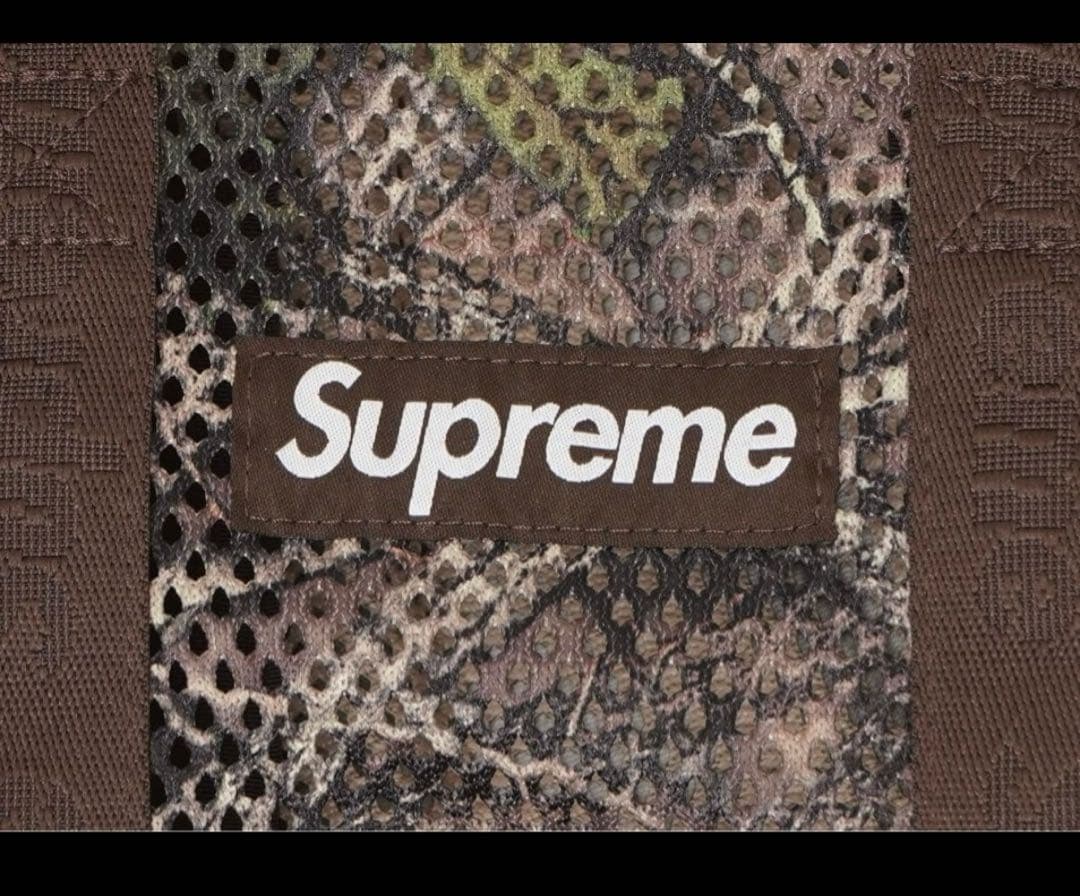 シュプリーム メッシュ バッグ トゥルーティンバー カモ 迷彩ショルダーバッグ