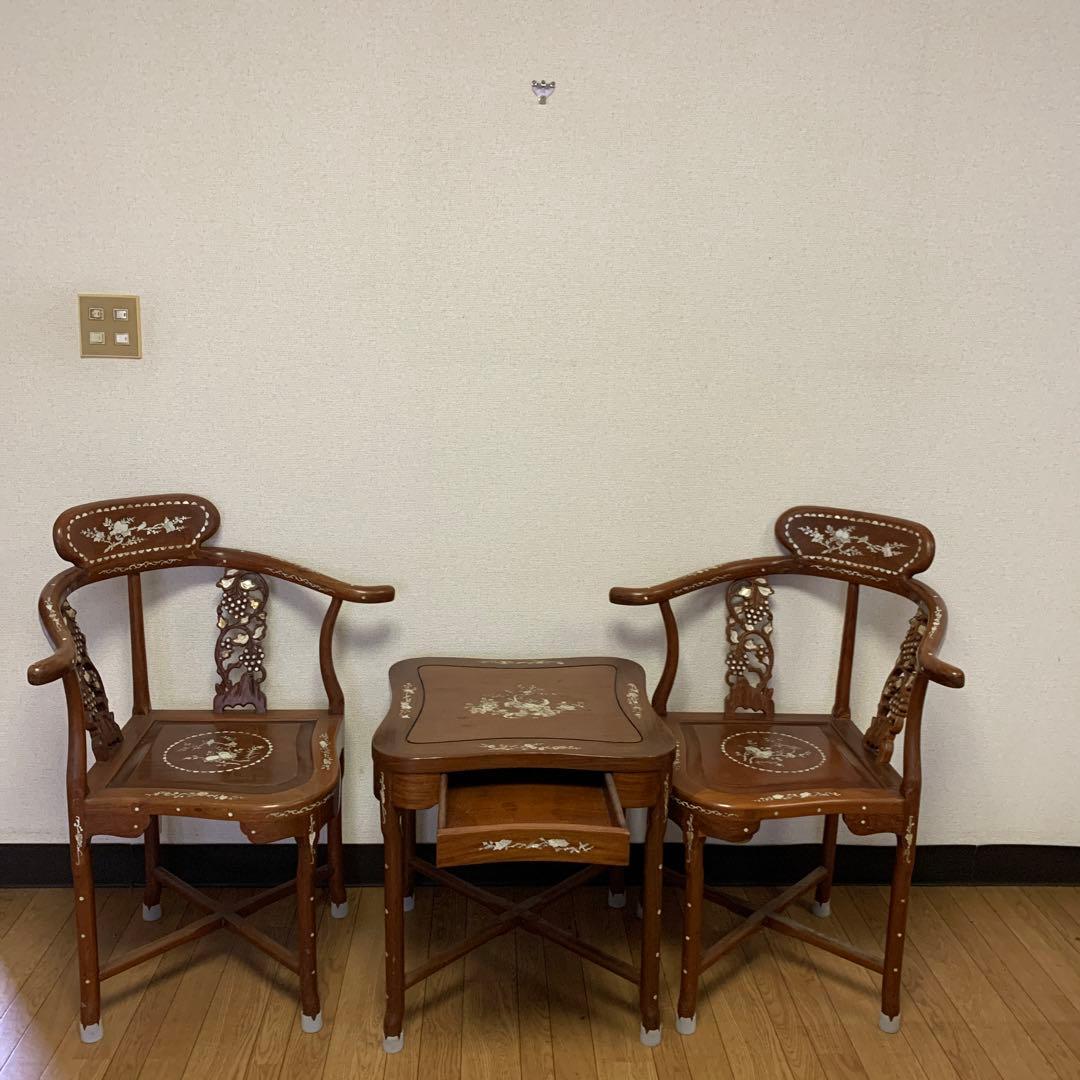 螺鈿細工　テーブルのみ