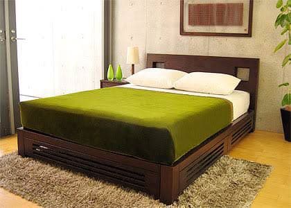 【美品】a.flat ダブルベッドフレーム