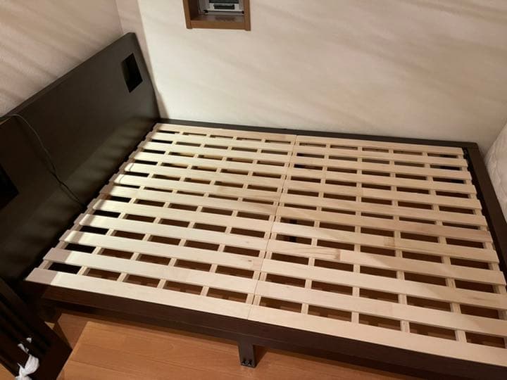 【美品】a.flat ダブルベッドフレーム