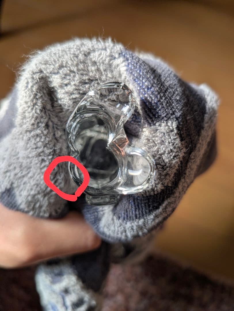 クリスタルひとしくん クリスタルガラス